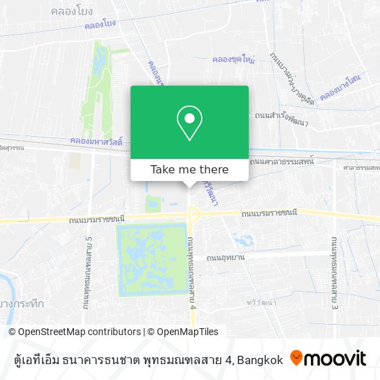 ตู้เอทีเอ็ม ธนาคารธนชาต พุทธมณฑลสาย 4 map
