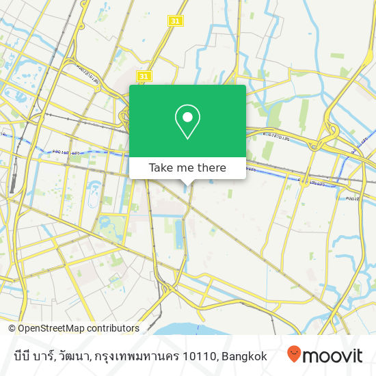 บีบี บาร์, วัฒนา, กรุงเทพมหานคร 10110 map