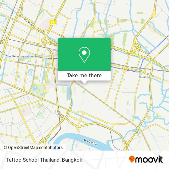 Tattoo School Thailand map