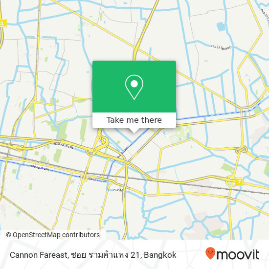 Cannon Fareast, ซอย รามคำแหง 21 map