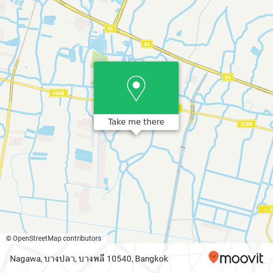 Nagawa, บางปลา, บางพลี 10540 map