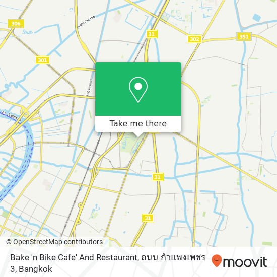 Bake 'n Bike Cafe' And Restaurant, ถนน กำแพงเพชร 3 map