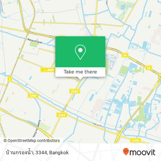 บ้านกรองน้ำ, 3344 map