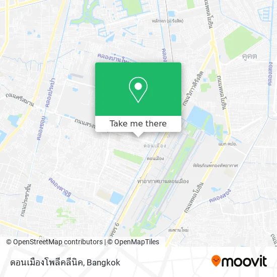 ดอนเมืองโพลีคลีนิค map