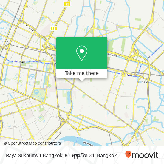 Raya Sukhumvit Bangkok, 81 สุขุมวิท 31 map