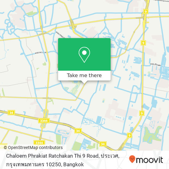 Chaloem Phrakiat Ratchakan Thi 9 Road, ประเวศ, กรุงเทพมหานคร 10250 map