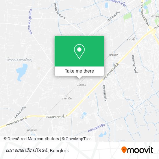 ตลาดสด เลื่อนโรจน์ map