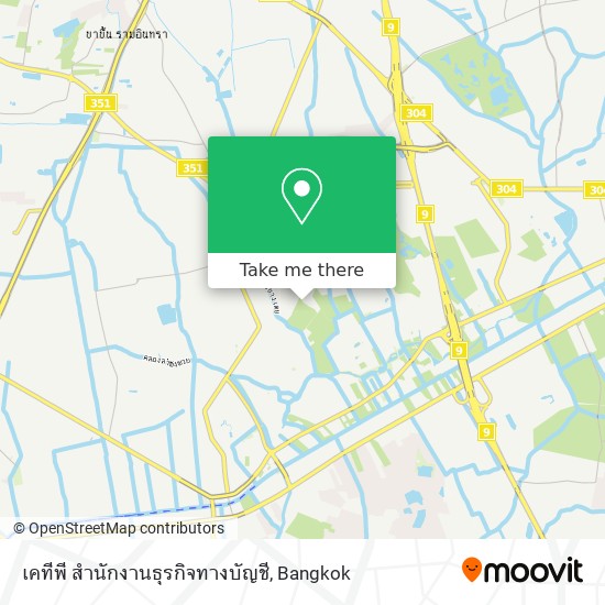 เคทีพี สำนักงานธุรกิจทางบัญชี map