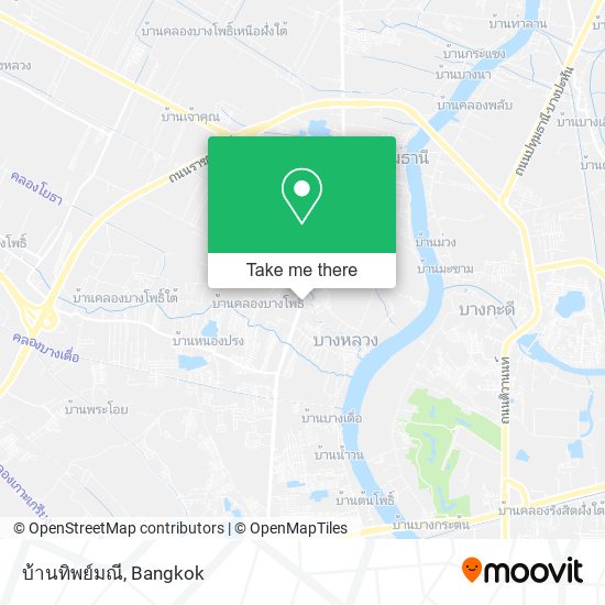 บ้านทิพย์มณี map