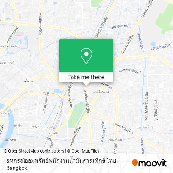 สหกรณ์ออมทรัพย์พนักงานน้ำมันคาลเท็กซ์ ไทย map