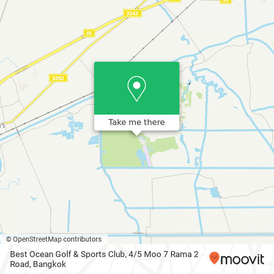 Best Ocean Golf & Sports Club, 4 / 5 Moo 7 Rama 2 Road map