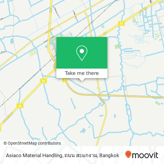 Asiaco Material Handling, ถนน สะแกงาม map