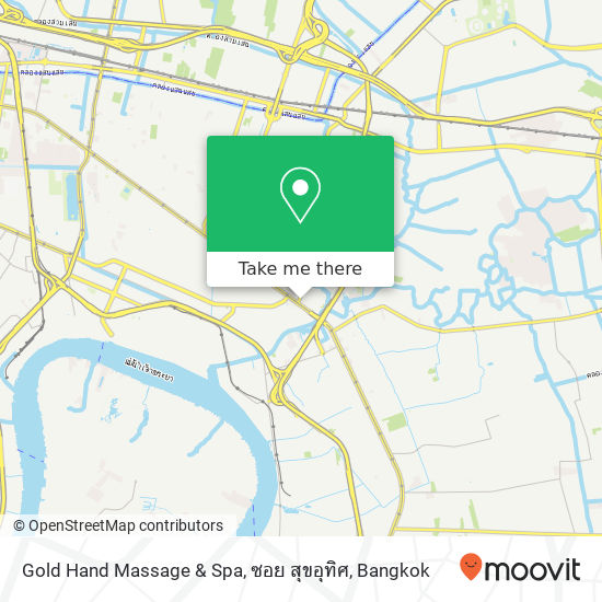 Gold Hand Massage & Spa, ซอย สุขอุทิศ map