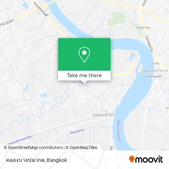 คลองบางปลากด map