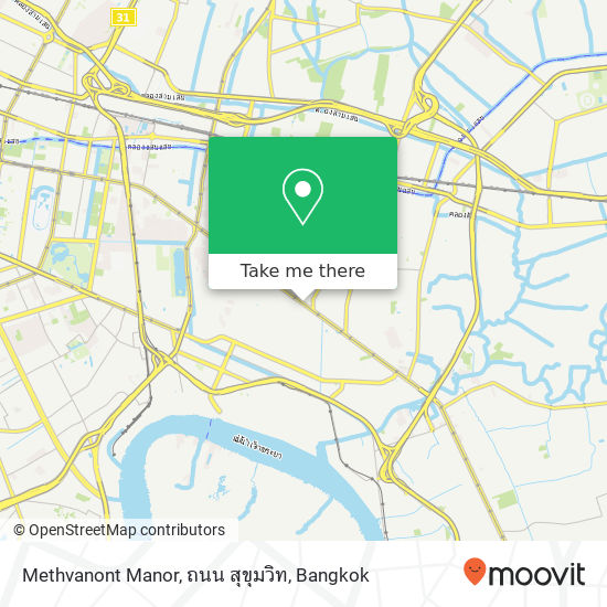 Methvanont Manor, ถนน สุขุมวิท map