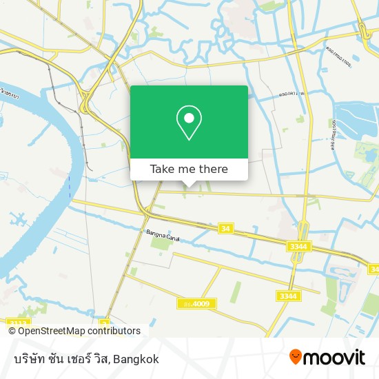 บริษัท ซัน เชอร์ วิส map