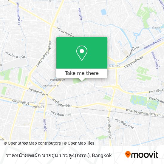 ราดหน้ายอดผัก นายชุน ประตู4(กกท.) map