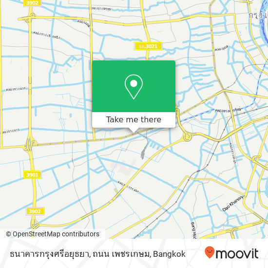 ธนาคารกรุงศรีอยุธยา, ถนน เพชรเกษม map