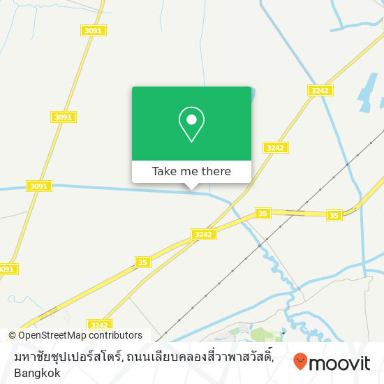 มหาชัยซุปเปอร์สโตร์, ถนนเลียบคลองสี่วาพาสวัสดิ์ map