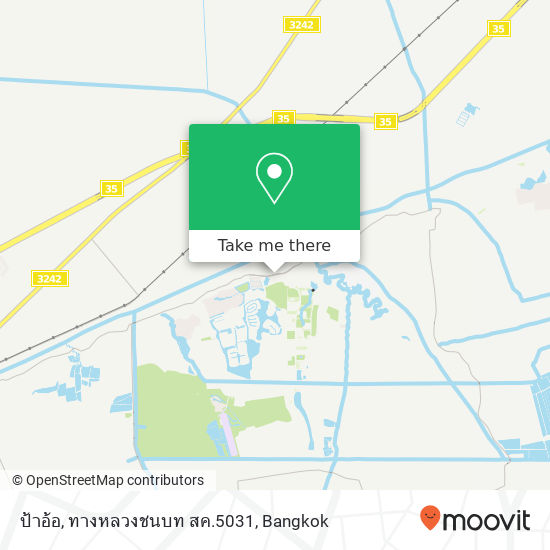 ป้าอ้อ, ทางหลวงชนบท สค.5031 map