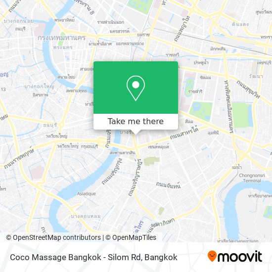 Coco Massage Bangkok - Silom Rd map