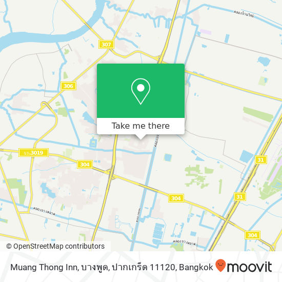 Muang Thong Inn, บางพูด, ปากเกร็ด 11120 map