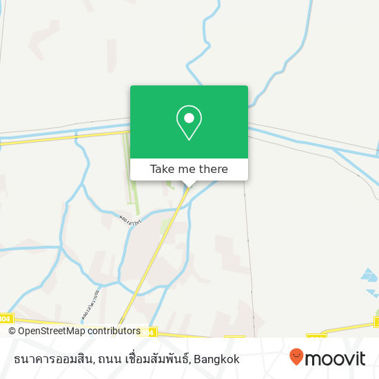 ธนาคารออมสิน, ถนน เชื่อมสัมพันธ์ map