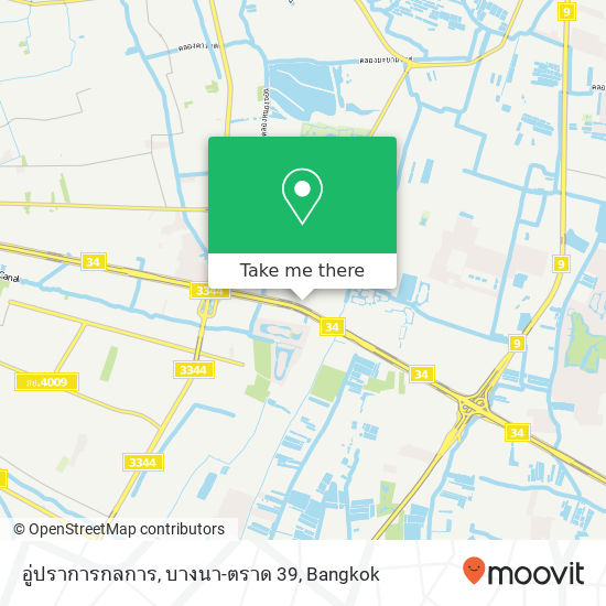 อู่ปราการกลการ, บางนา-ตราด 39 map