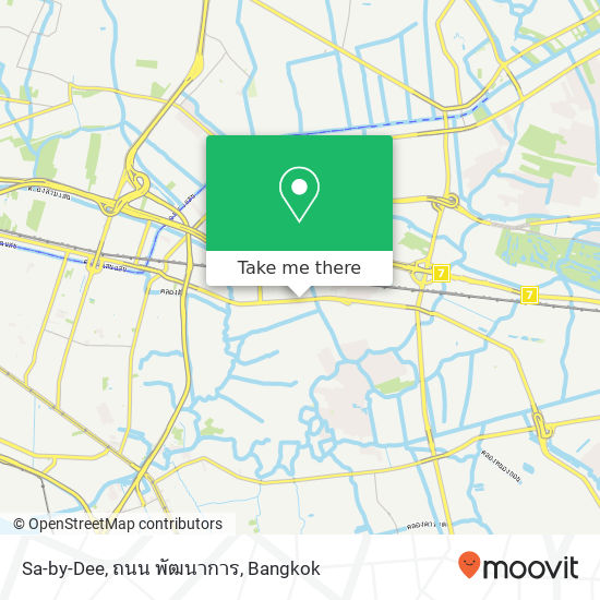 Sa-by-Dee, ถนน พัฒนาการ map