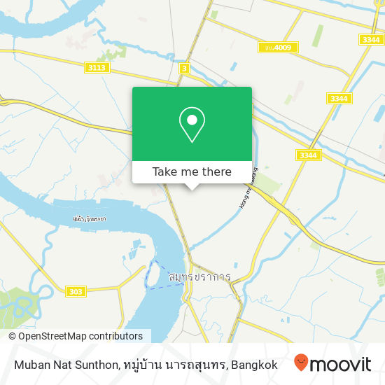 Muban Nat Sunthon, หมู่บ้าน นารถสุนทร map