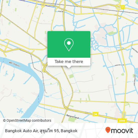 Bangkok Auto Air, สุขุมวิท 95 map