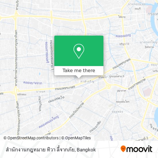 สำนักงานกฎหมาย ทิวา ลี้จากภัย map