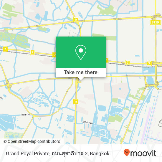 Grand Royal Private, ถนนสุขาภิบาล 2 map