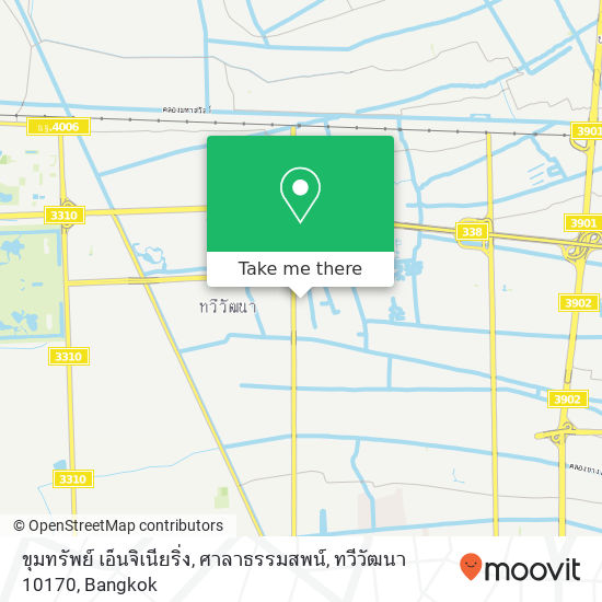 ขุมทรัพย์ เอ็นจิเนียริ่ง, ศาลาธรรมสพน์, ทวีวัฒนา 10170 map