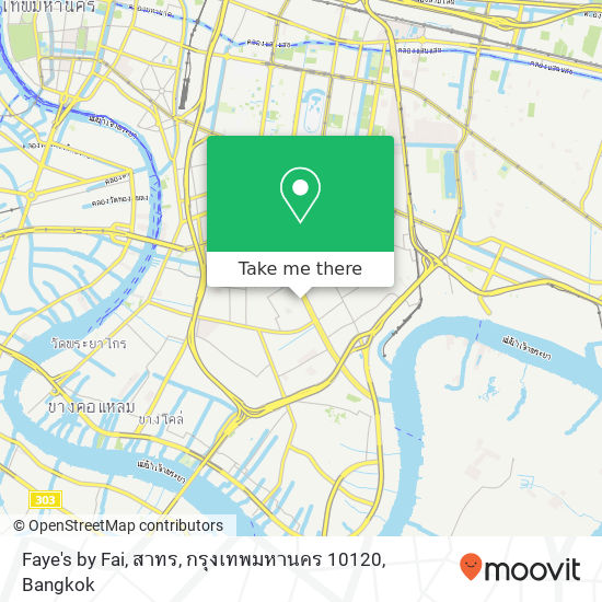 Faye's by Fai, สาทร, กรุงเทพมหานคร 10120 map