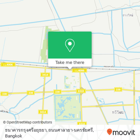 ธนาคารกรุงศรีอยุธยา, ถนนศาลายา-นครชัยศรี map