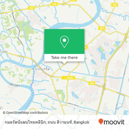 กมลรัตน์แผนไทยคลินิก, ถนน ติวานนท์ map