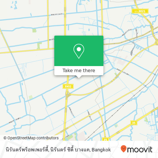 นิรันดร์พร็อพเพอร์ตี้, นิรันดร์ ซิตี้ บางแค map