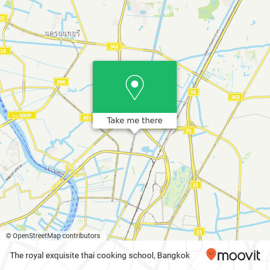 The royal exquisite thai cooking school map