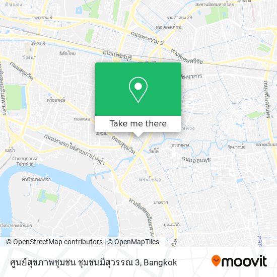 ศูนย์สุขภาพชุมชน ชุมชนมีสุวรรณ 3 map