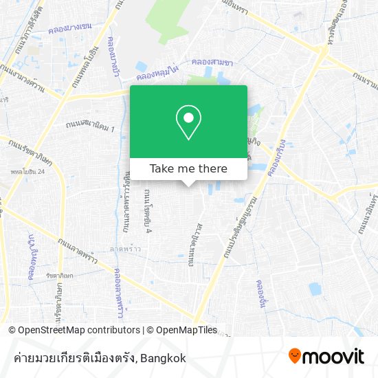 ค่ายมวยเกียรติเมืองตรัง map