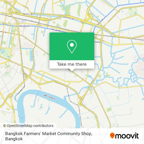 Bangkok Farmers' Market Community Shop map