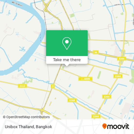 Unibox Thailand map
