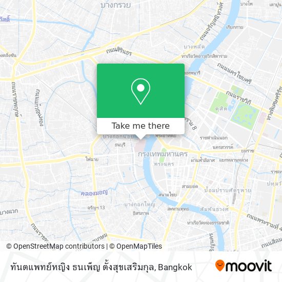 ทันตแพทย์หญิง ธนเพ็ญ ตั้งสุขเสริมกุล map