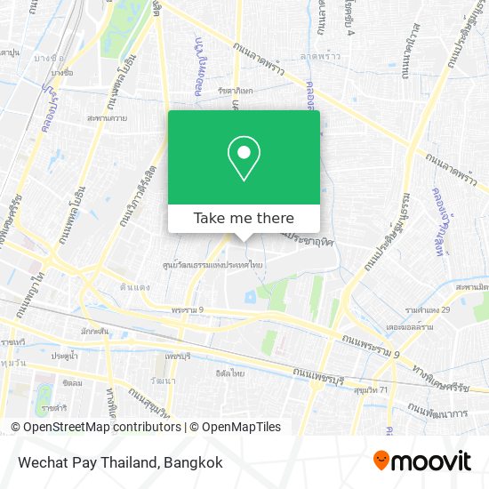 Wechat Pay Thailand map