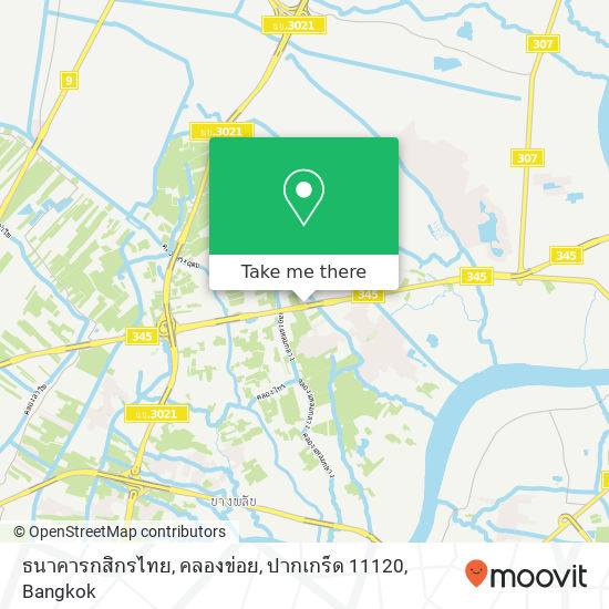 ธนาคารกสิกรไทย, คลองข่อย, ปากเกร็ด 11120 map