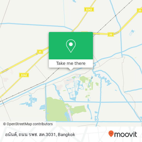 อนันต์, ถนน รพช. สค.3031 map