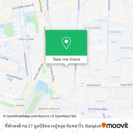 ที่พักสงฆ์ กม.27 มูลนิธิหลวงปู่หลุย จันทสาโร map