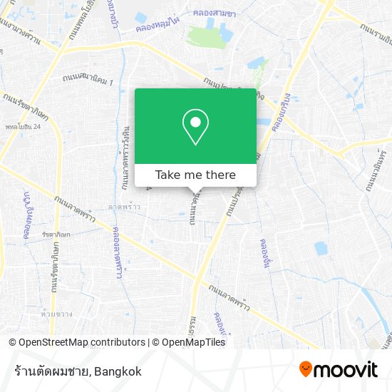 ร้านตัดผมชาย map