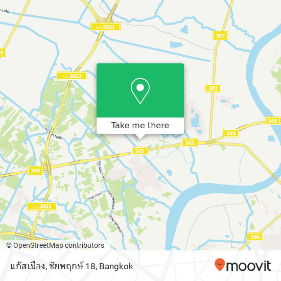 แก๊สเมือง, ชัยพฤกษ์ 18 map